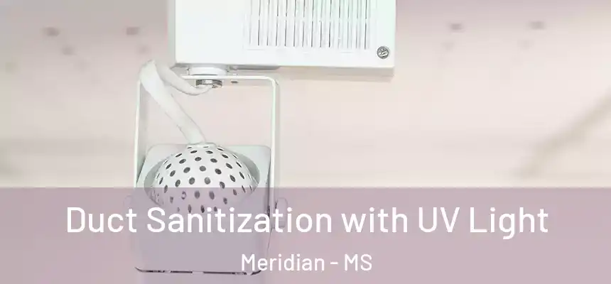 Duct Sanitization with UV Light Meridian - MS